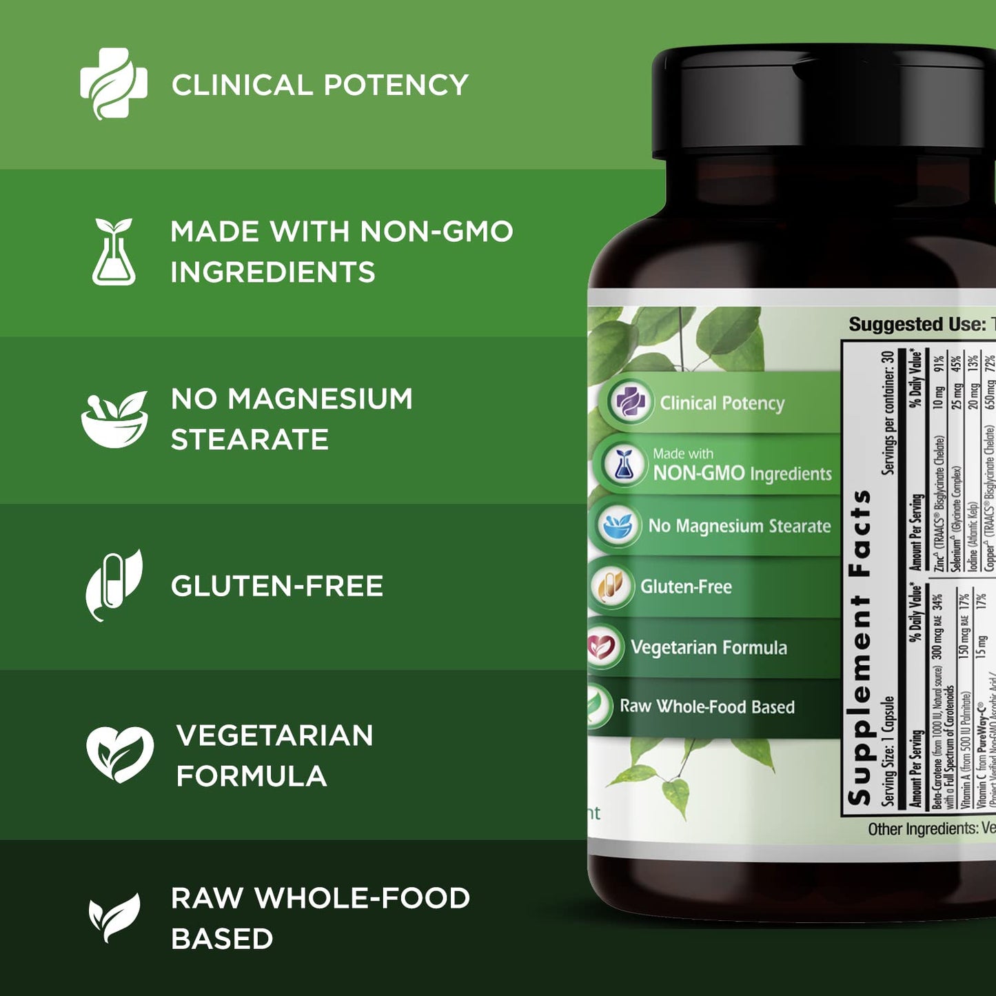 Suplemento sin aditivos Emerald Labs vitaminas prenatales