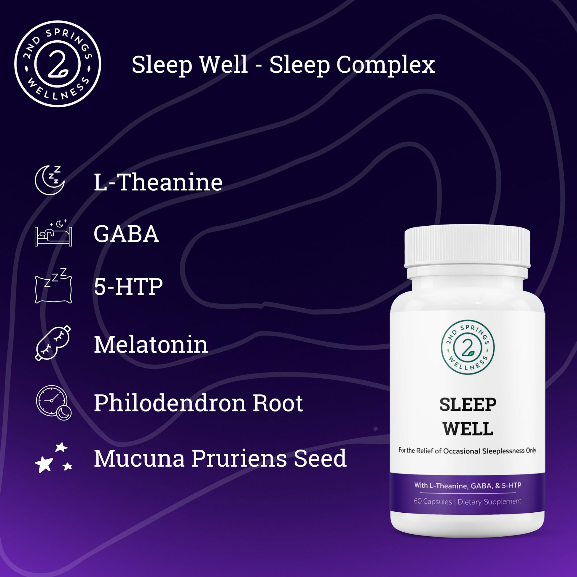 Suplemento Sleep Well para ciclo sueño-vigilia equilibrado