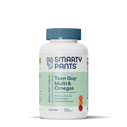 Suplemento SmartyPants omega-3 y fibra para niños y adolescentes