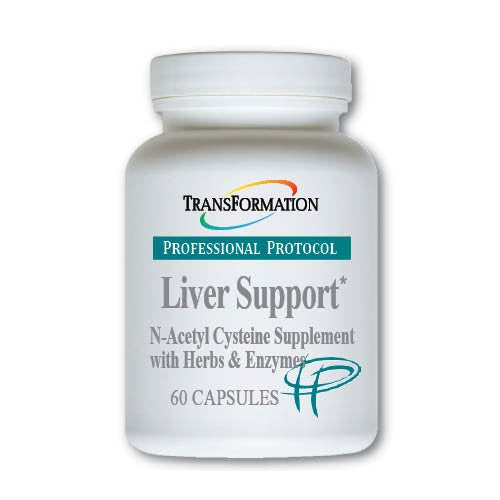 Suplemento soporte hepático con vitaminas y enzimas.
