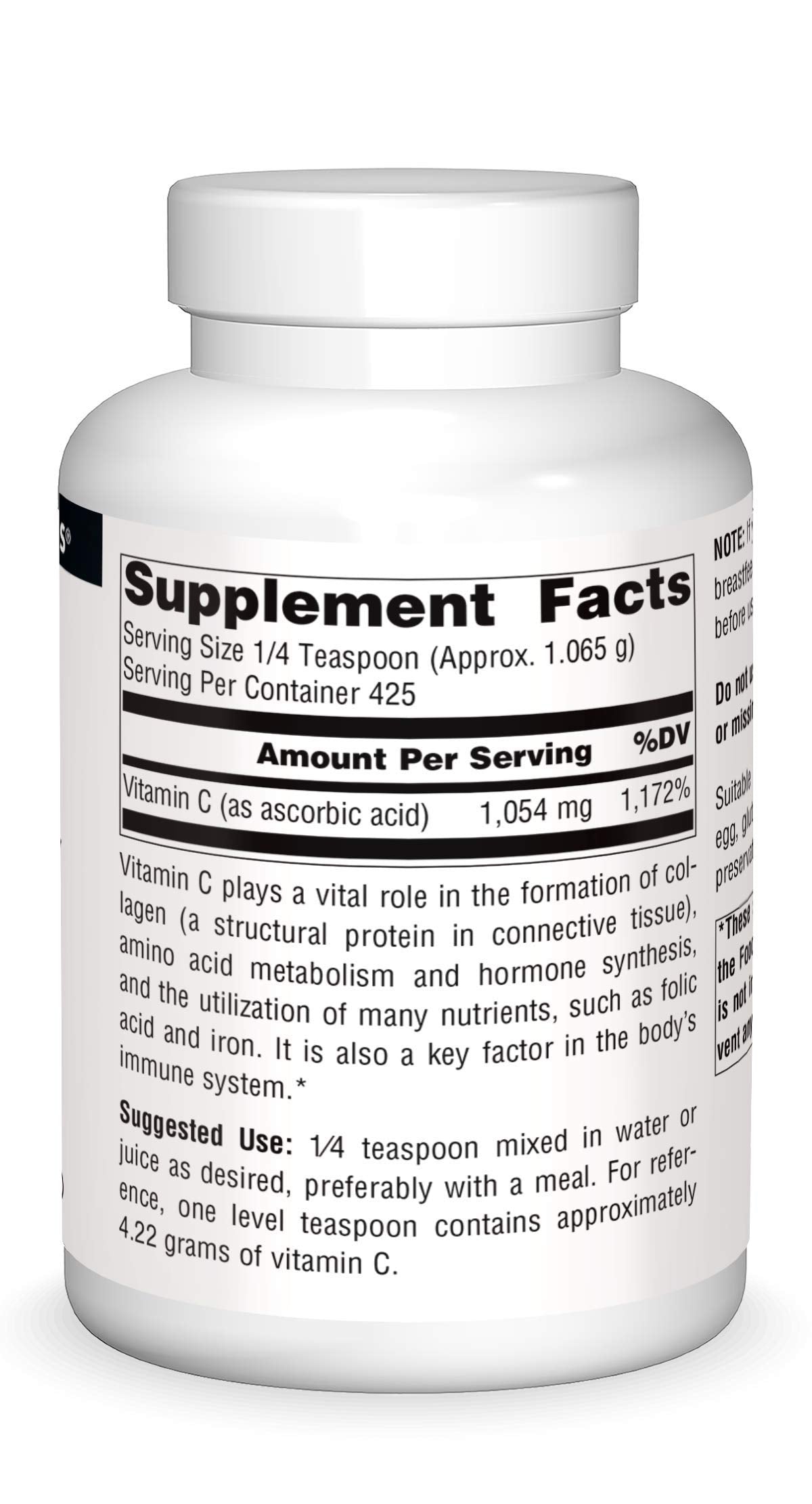 Suplemento Source Naturals vitamina C explicación y uso