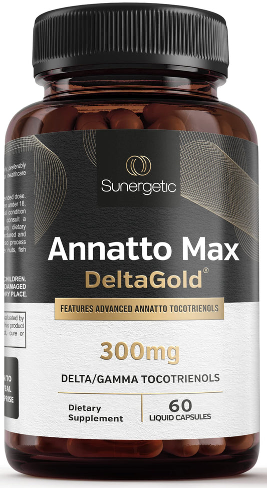 Suplemento Sunergetic Tocotrienol vitamina E 300 mg cápsula líquida
