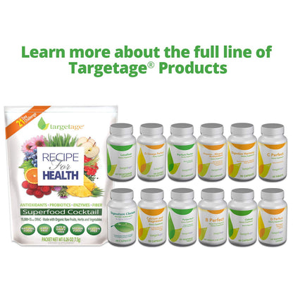 Suplemento Targetage D Perfect para salud ósea