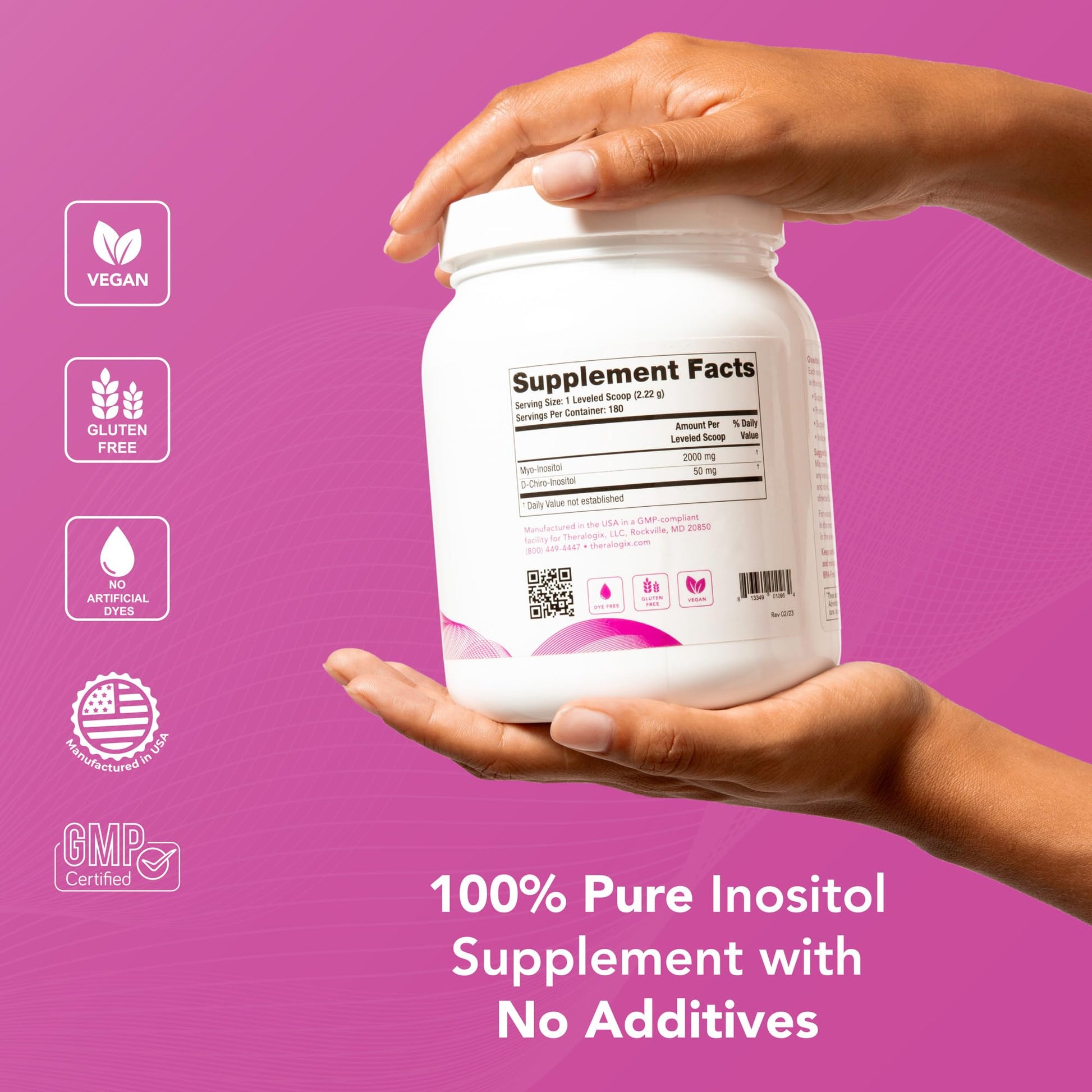 Suplemento Theralogix para metabolismo salud femenina