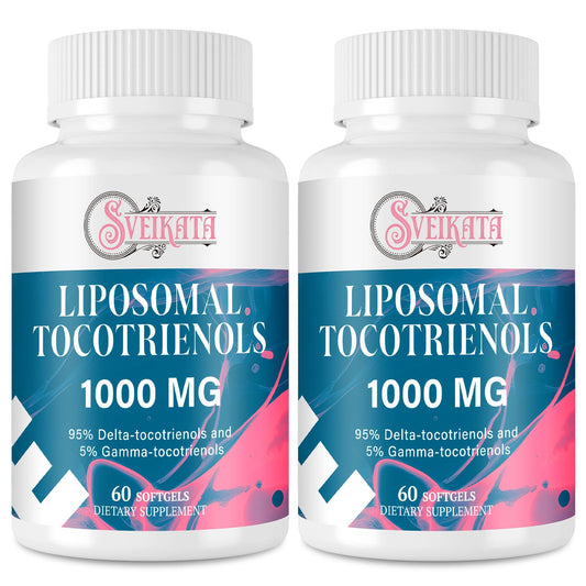 Suplemento tocotrienoles liposomal Sveikata 1000mg botella