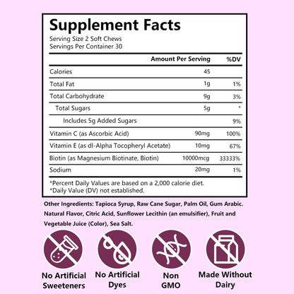 Suplemento Umizze para crecer cabello grueso y saludable
