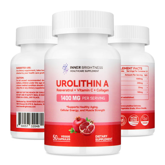 Suplemento de Urolitina A 1400 mg Brillo Interno