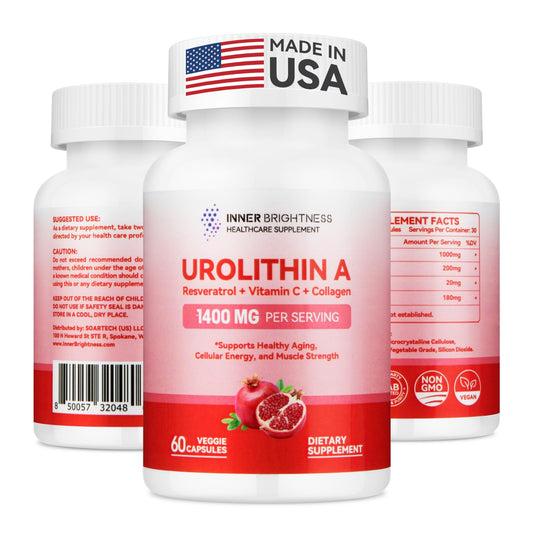 Suplemento Urolitina A Inner Brightness 1400mg 60 cápsulas