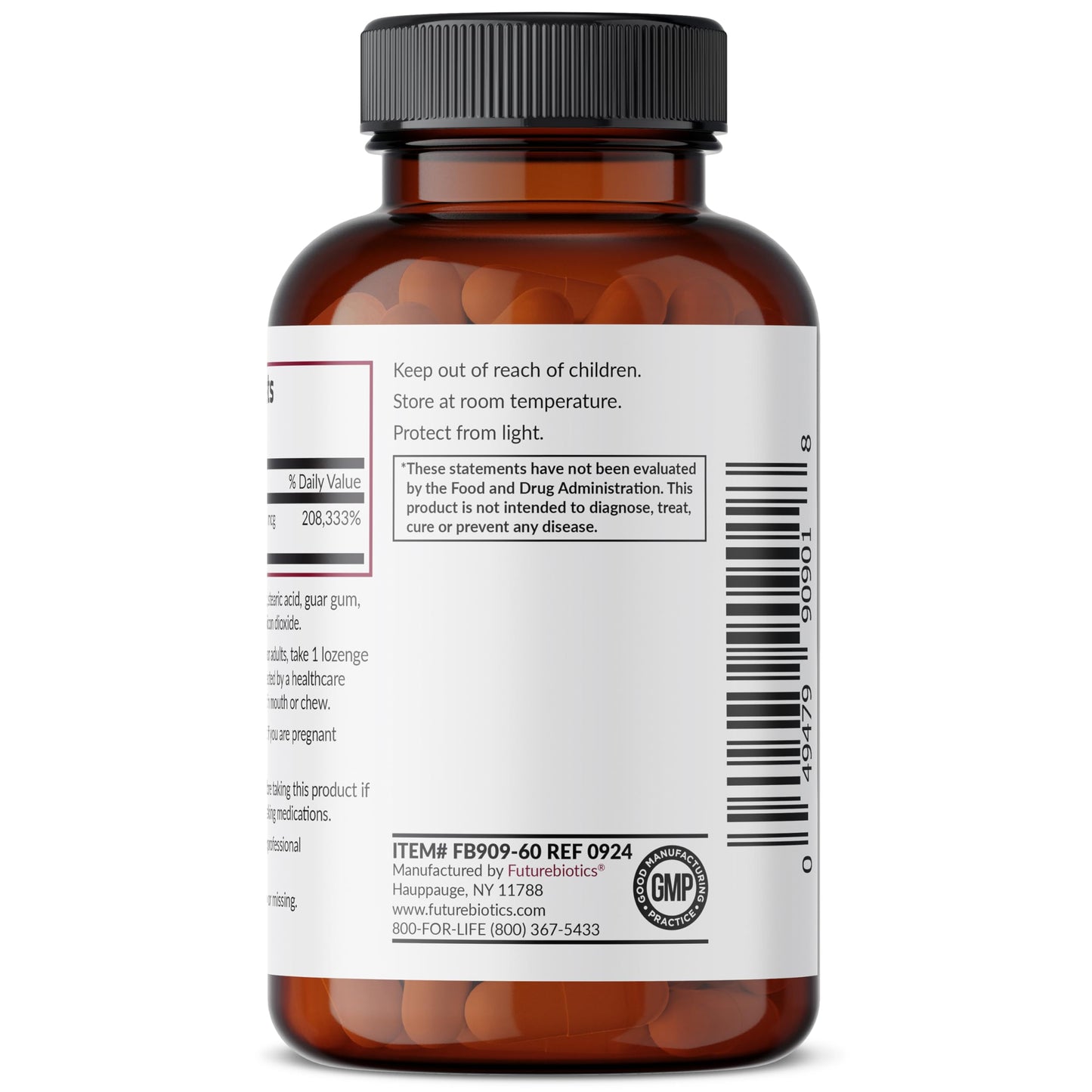 Suplemento vegano B12 con sabor cereza.