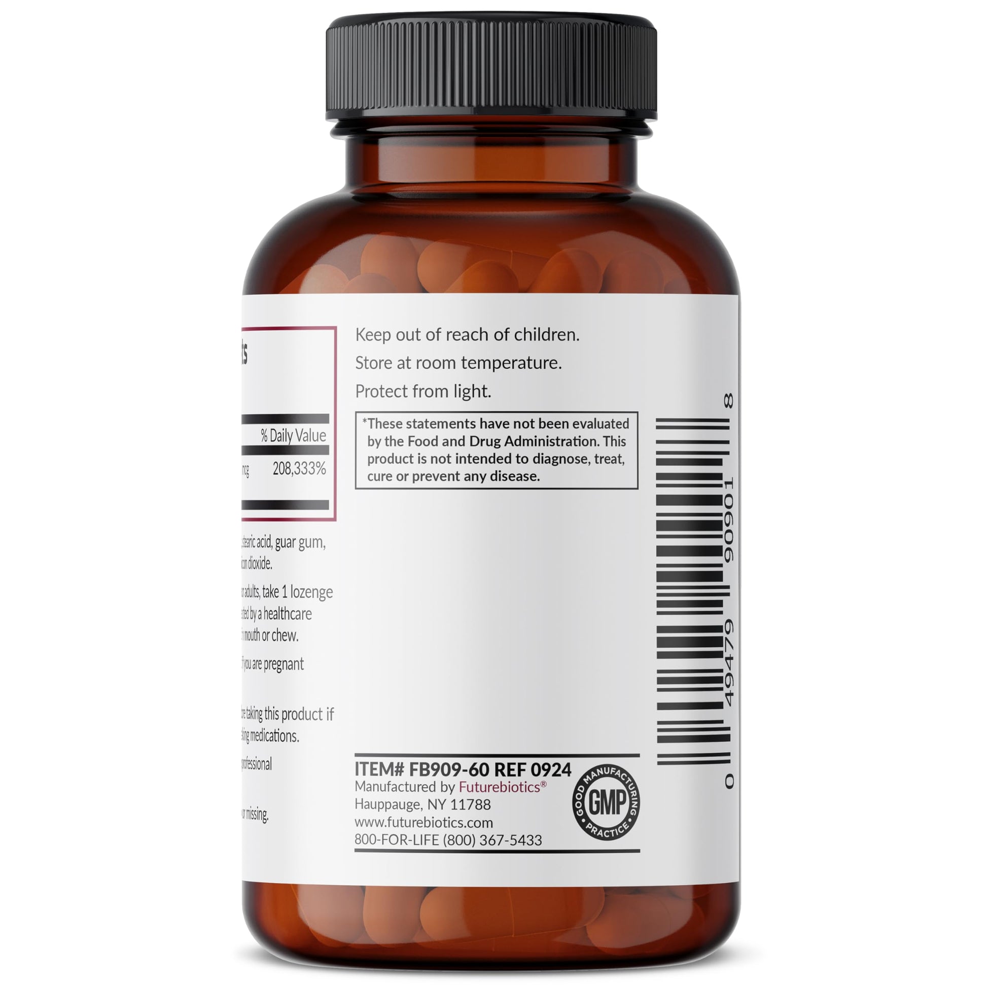 Suplemento vegano B12 con sabor cereza.