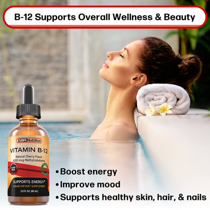 suplemento vegano B12 sin OGM hecho en EEUU SBR Nutrition