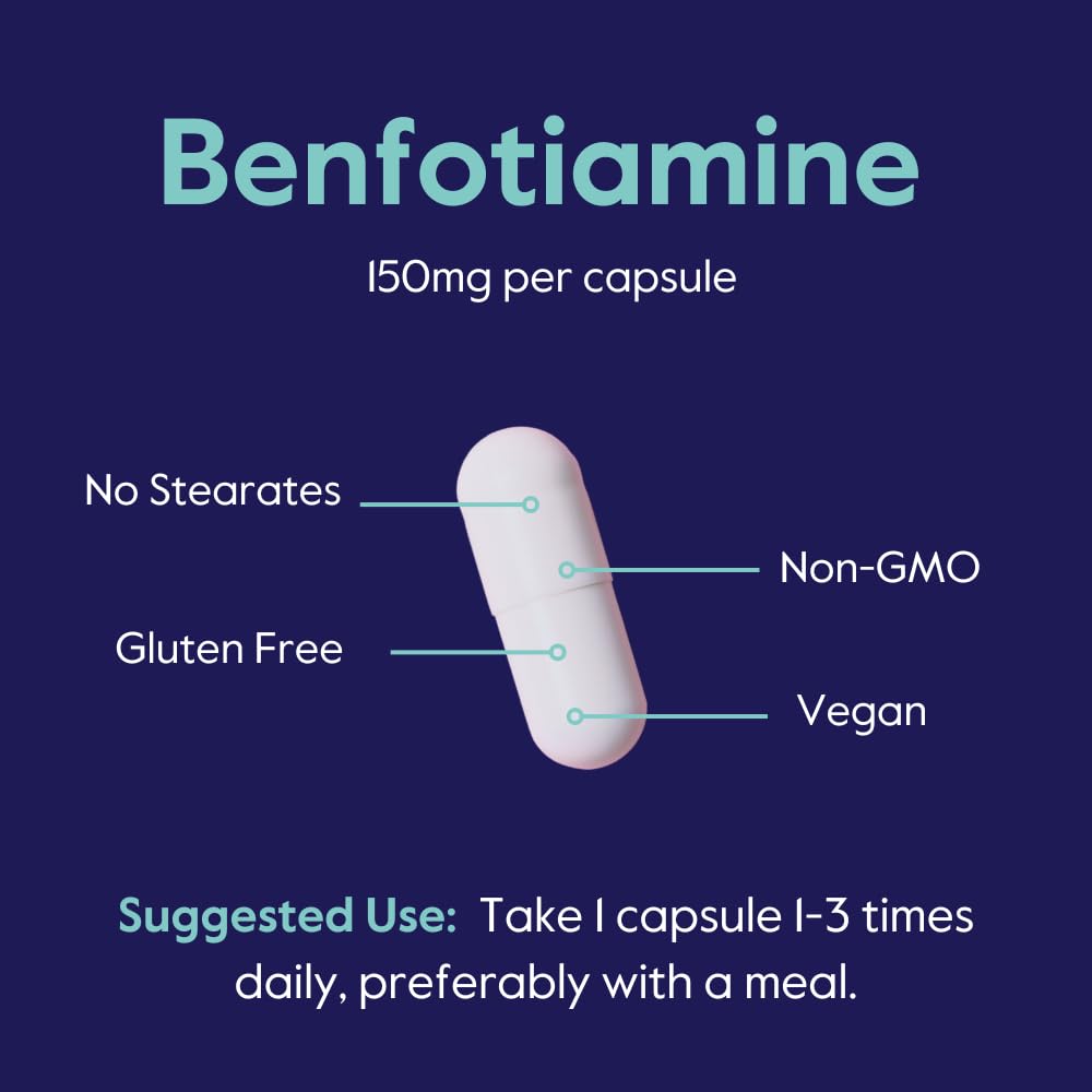 Suplemento vegano Benfotiamina BESTVITE sin OMG ni gluten