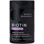 Suplemento vegano de biotina con aceite de coco botella frontal