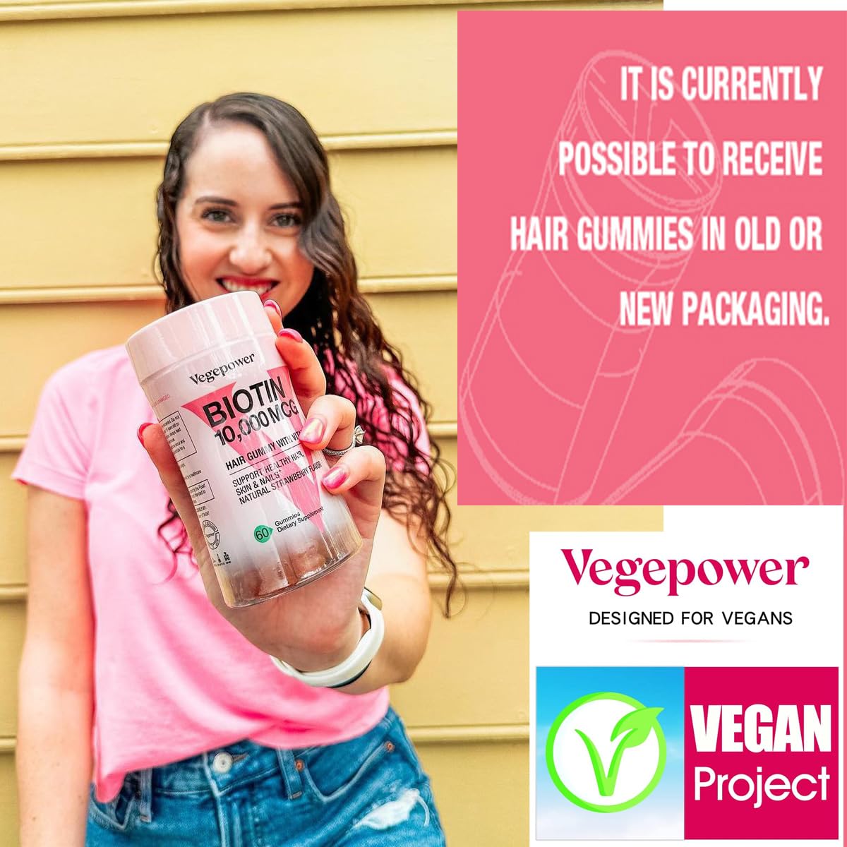Suplemento vegano biotina para uñas cabellos piel