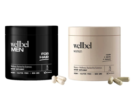 Suplemento vegano para cabello piel uñas Wellbel mix pack