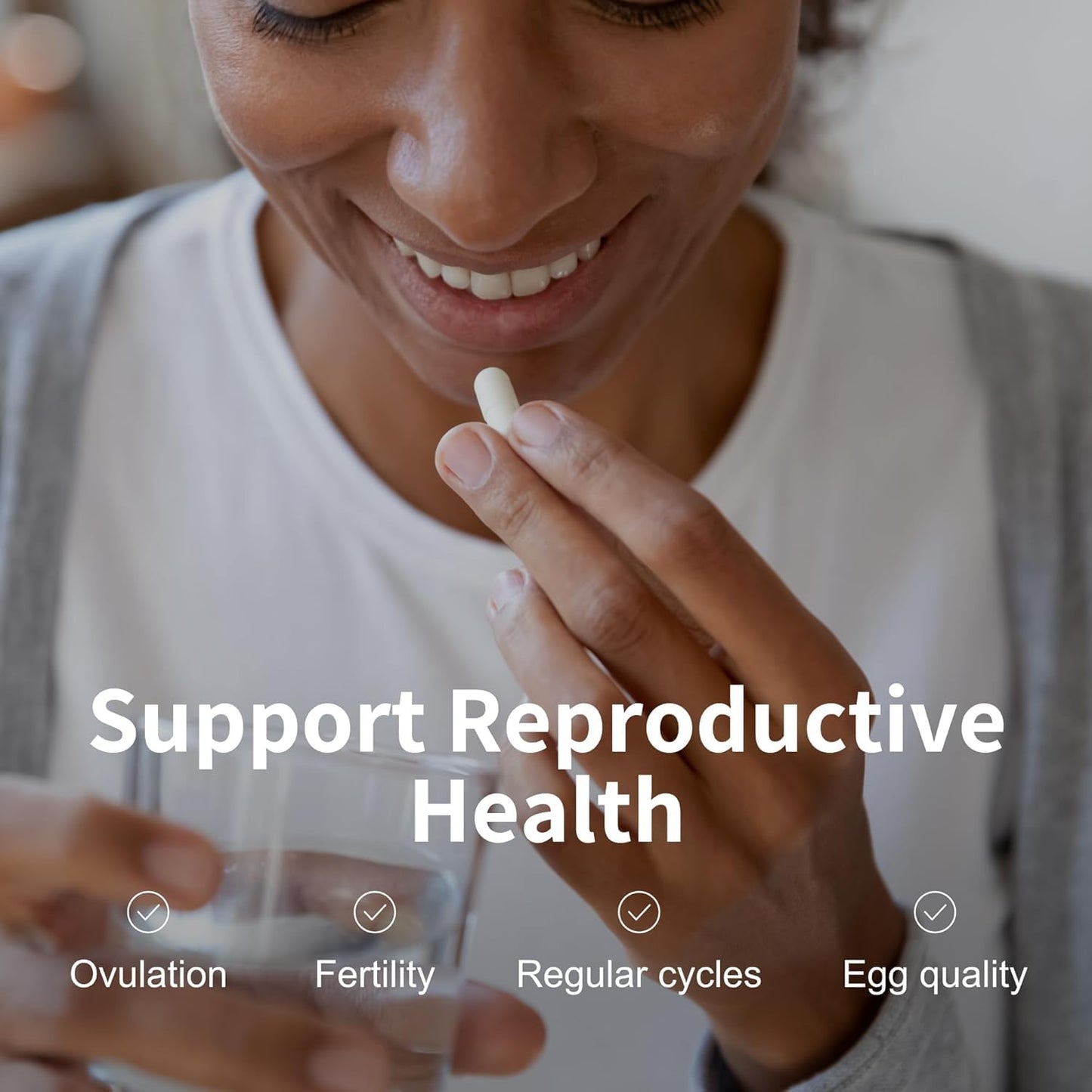 Suplemento vegano inositol para higiene y ciclo menstrual sano