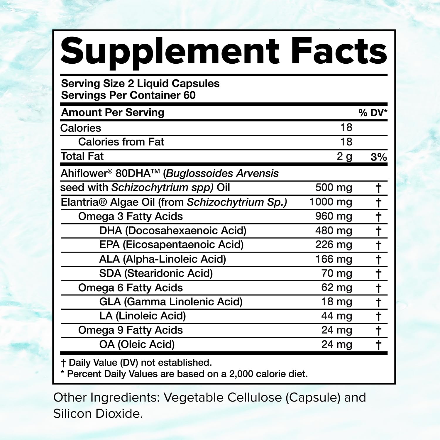 Suplemento vegano Omega 3 y B12 para bienestar y energía diaria