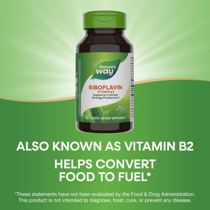 Suplemento vegan riboflavina B2 para soporte celular y energía