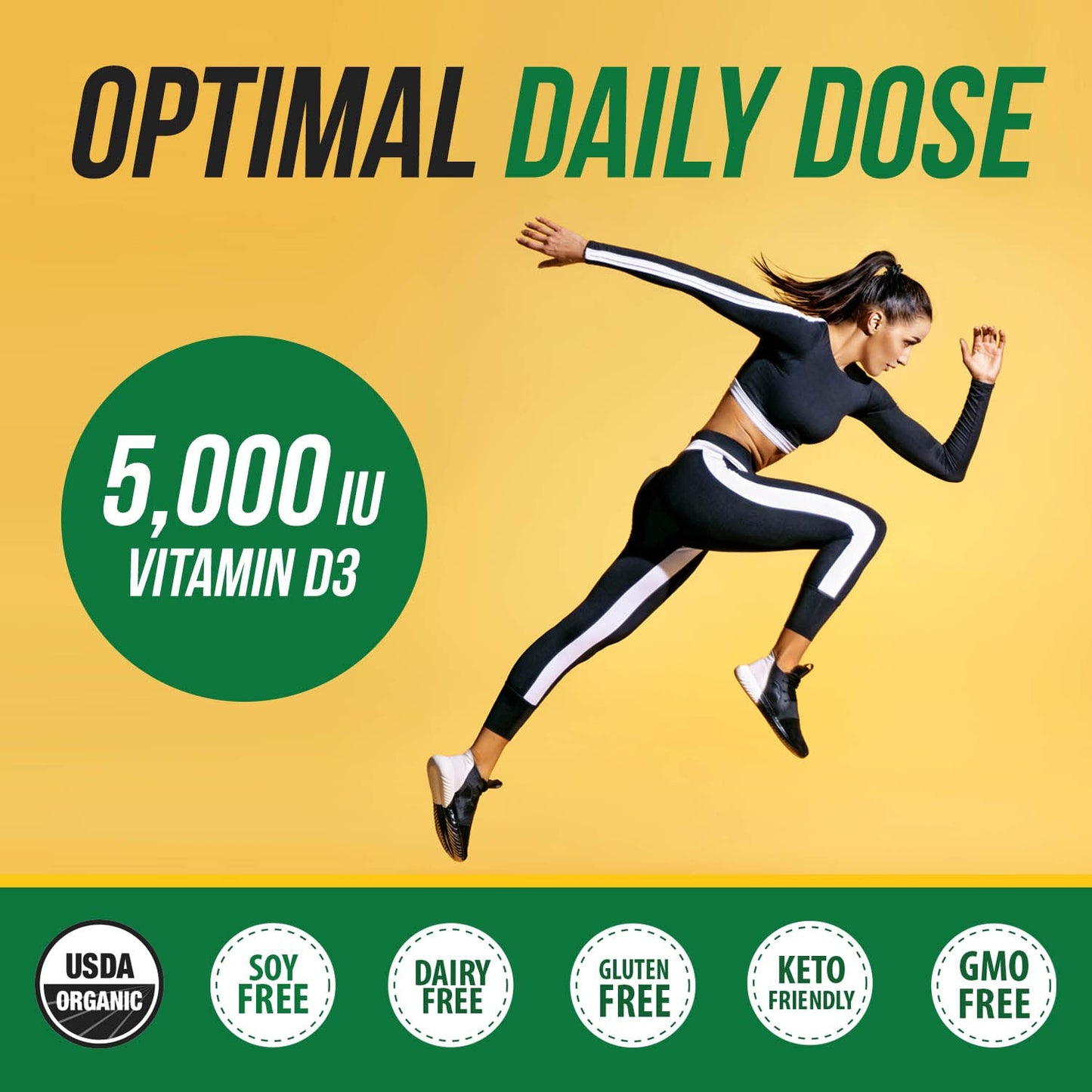 Suplemento vegano y libre de aditivos Plant-D3 vitamina D3