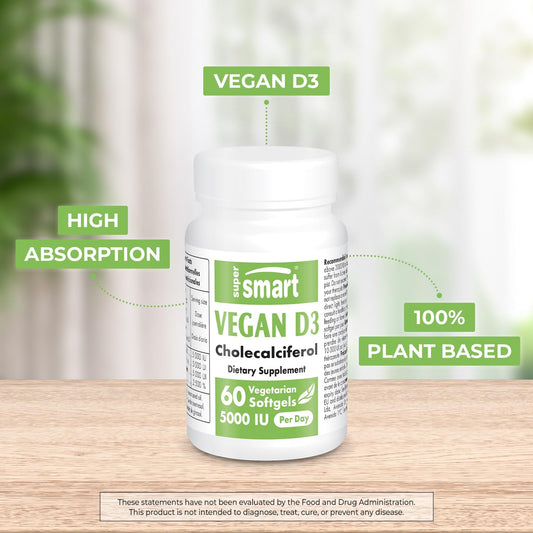 Suplemento vegano vitamina d3 alta potencia suplemento vegetal