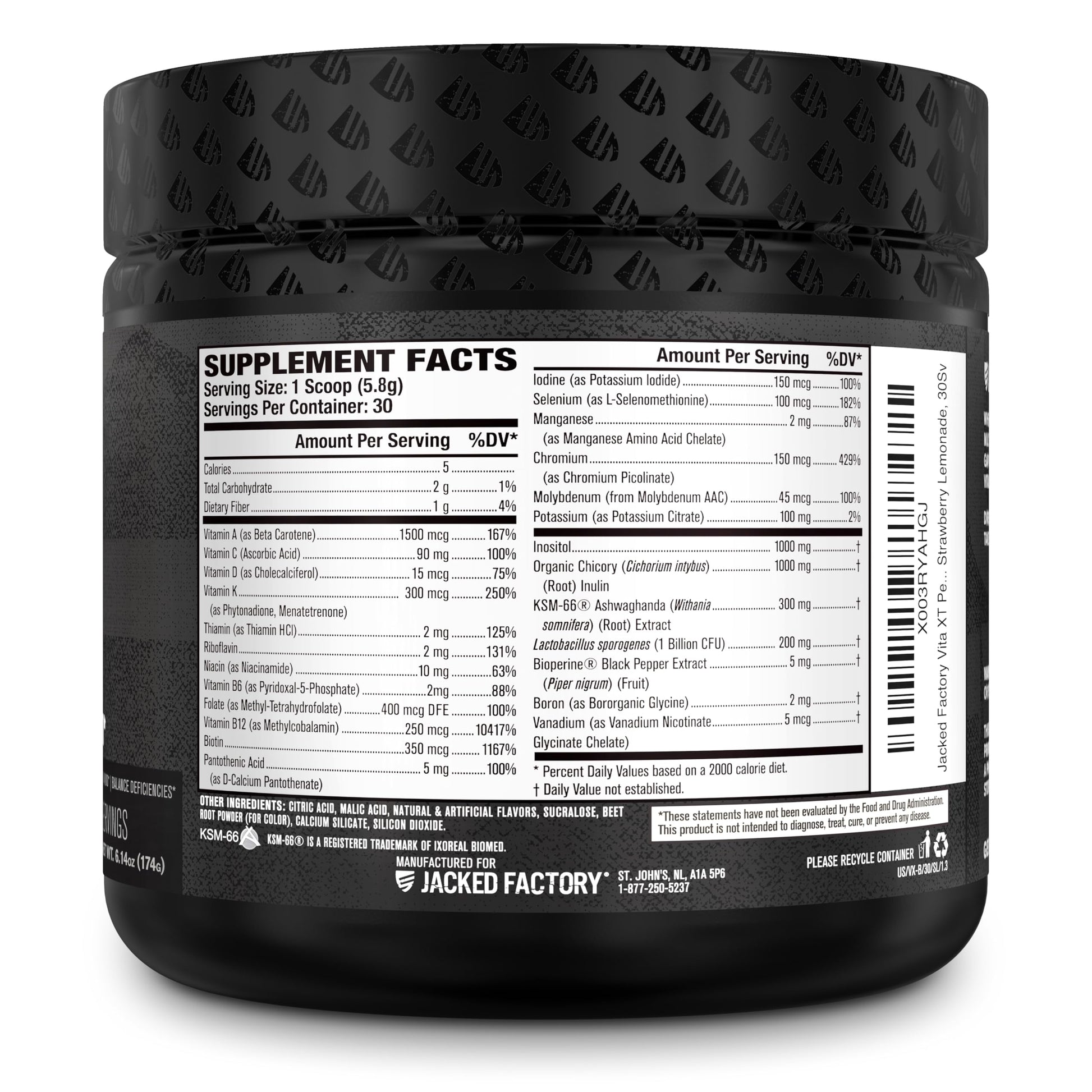 Suplemento Vita XT multivitamina, ideal para atletas y deportistas.