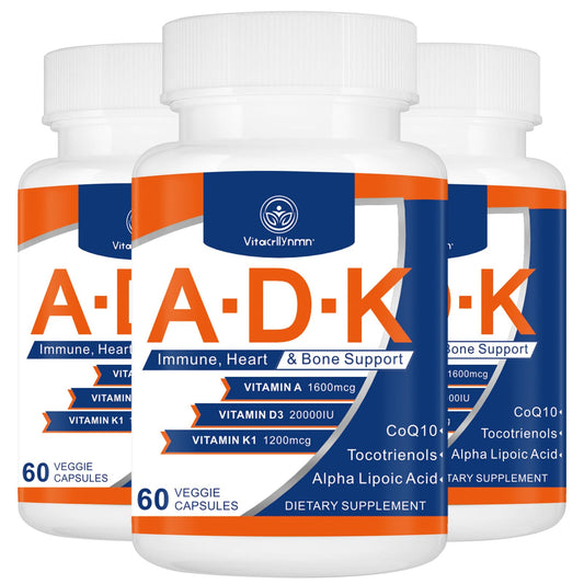 Suplemento VITACRLLYNMN ADK vitaminas A D3 K1