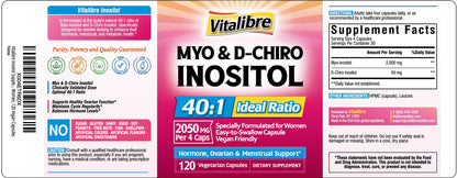Suplemento Vitalibre apoyo hormonal mujeres sin alérgenos