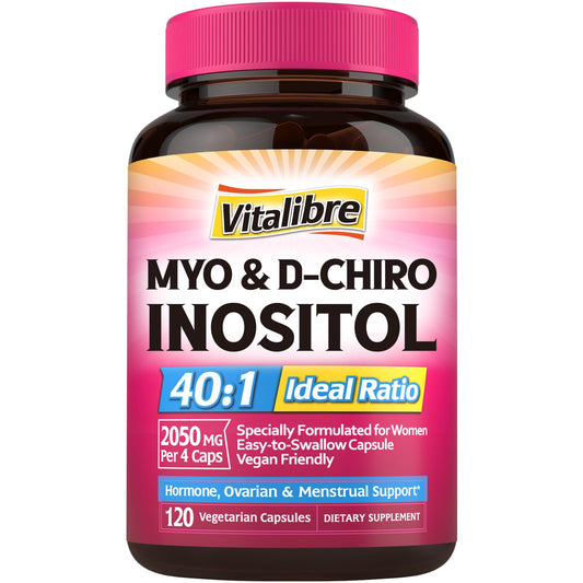 Suplemento Vitalibre inositol 40:1 fertilidad y apoyo hormonal mujeres