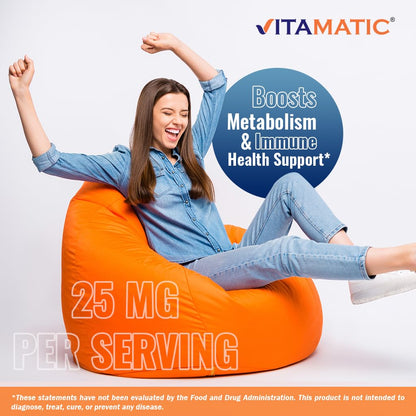 Suplemento Vitamatic vitamina B6 tabletas vegetarianas