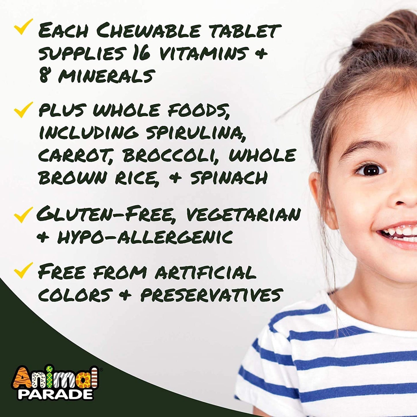 Suplemento vitamínico para niños Animal Parade Nature's Plus