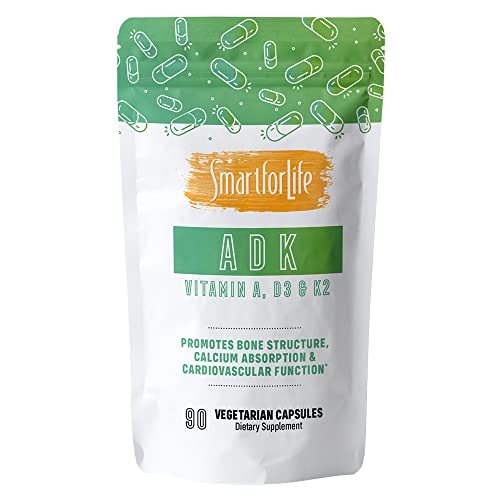 Caja del suplemento vitamina adk smart for life alta potencia
