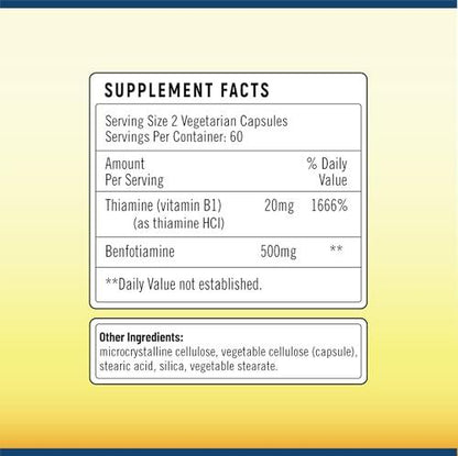 Suplemento de vitamina B1 YOYKYE libre de gluten