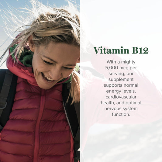 Suplemento vitamina B12 5000 mcg Global Healing Center