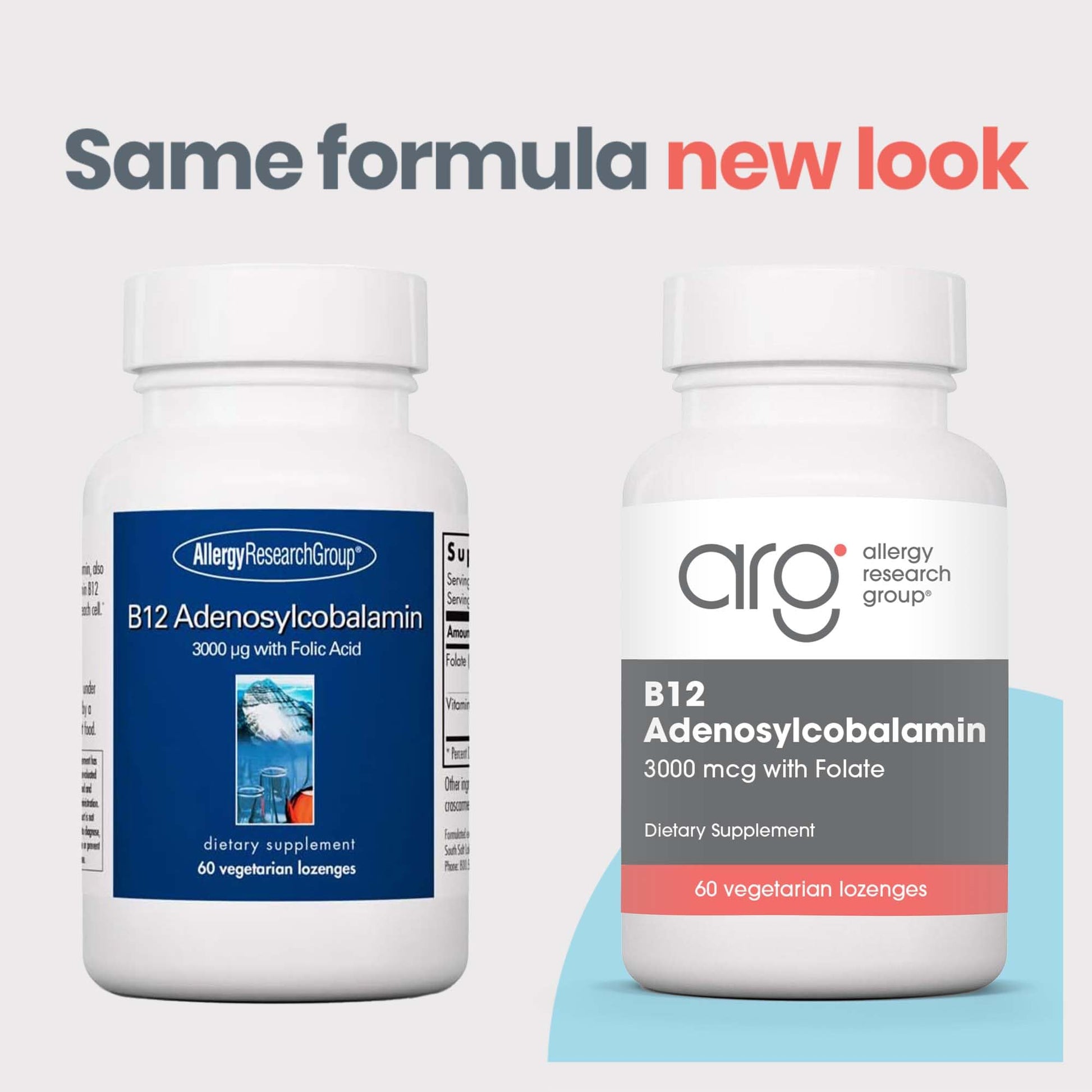 Suplemento vitamina b12 con ácido fólico Allergy Research Group