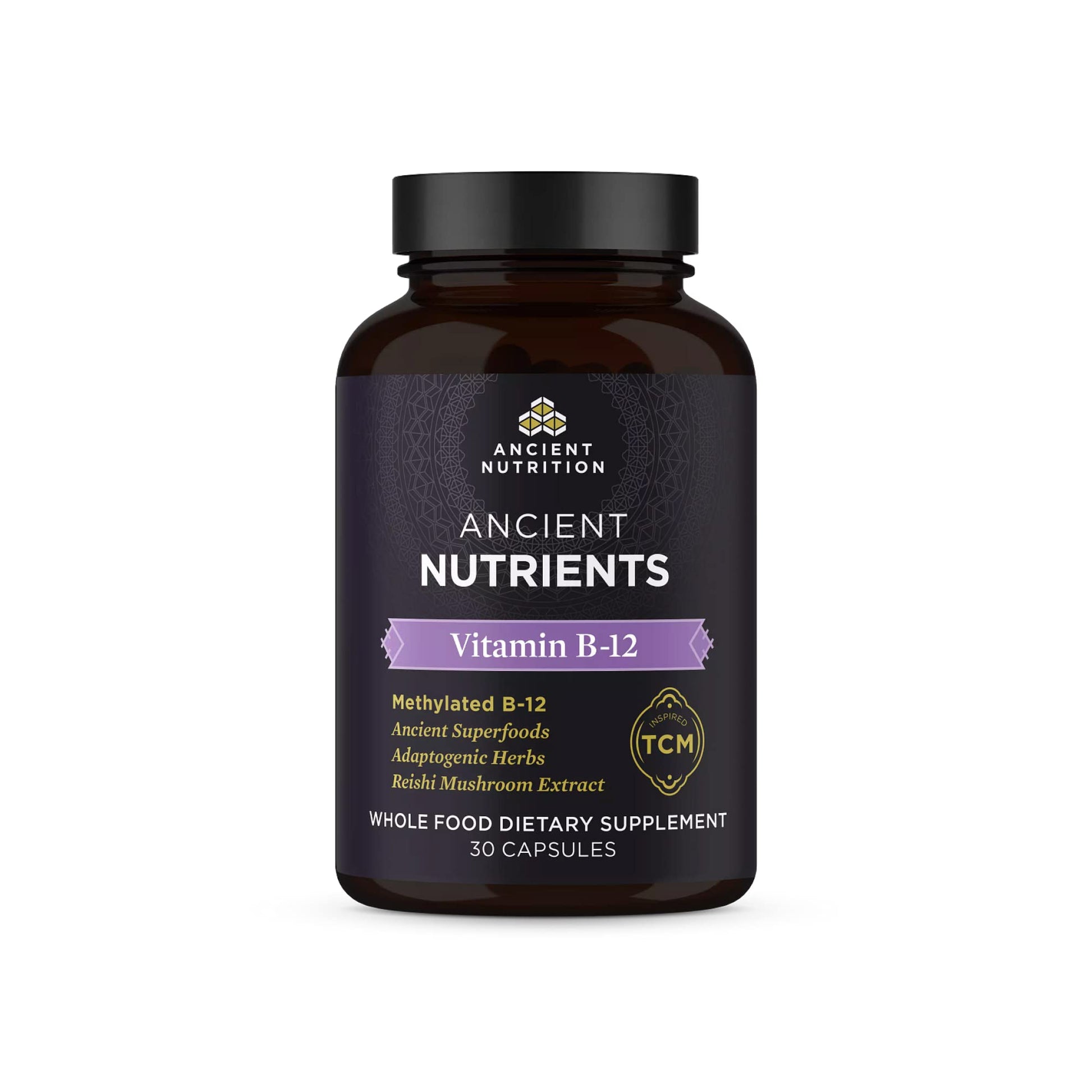 Suplemento vitamina b12 Ancient Nutrition frasco