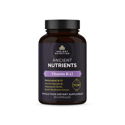 Suplemento vitamina b12 Ancient Nutrition frasco