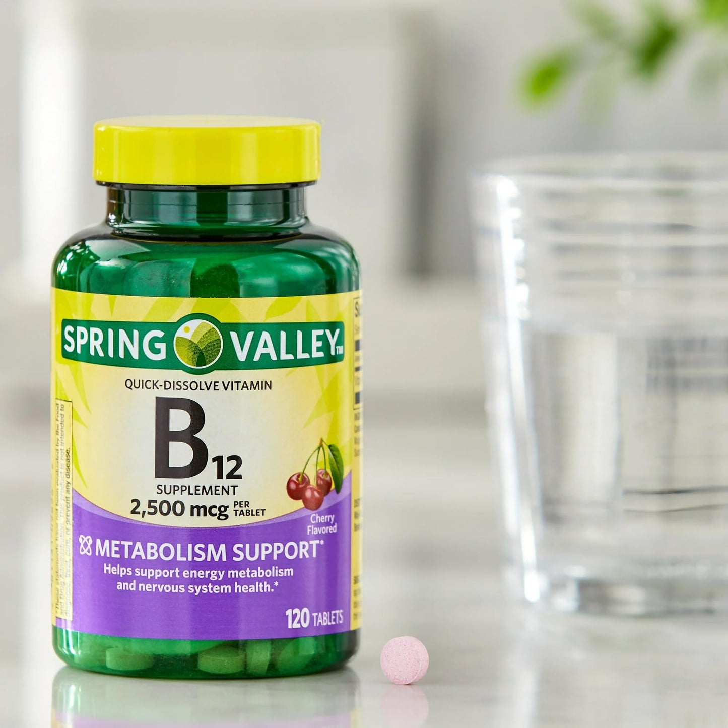 Suplemento vitamina B12 Hayvi sabor cereza con contenedor