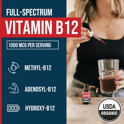Suplemento vitamina B12 orgánico vegano BioActive