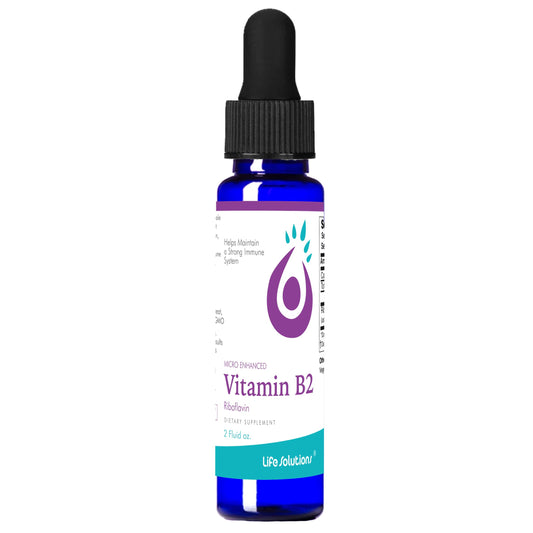 suplemento vitamina b2 life solutions botella azul