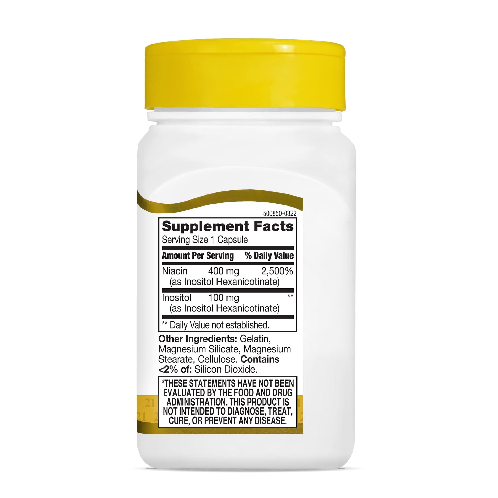 Suplemento vitamina B3 niacina 21st Century HealthCare