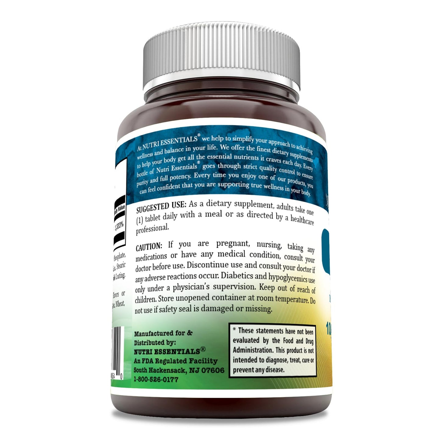 Suplemento vitamina b7 biotina Nutri Essentials hecho en USA