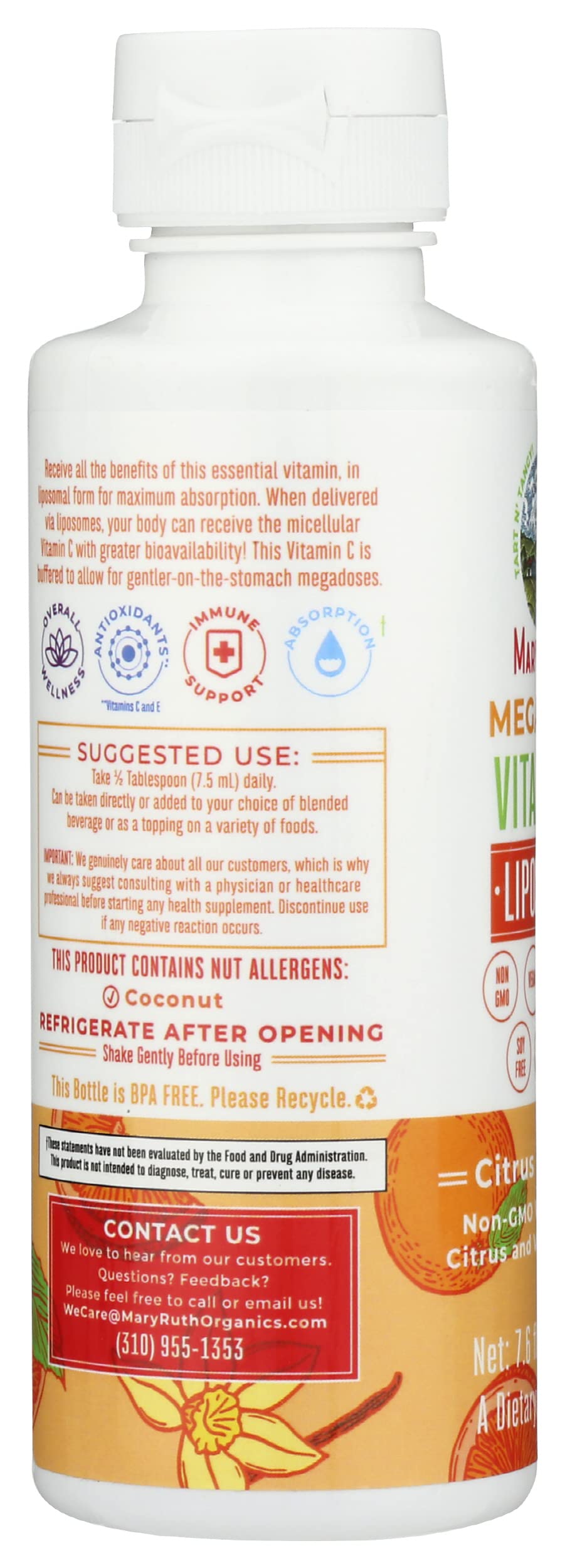 Suplemento de vitamina C para absorción rápida