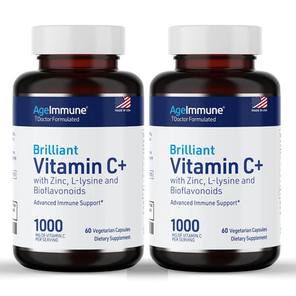 Suplemento vitamina c AgeImmune en cápsulas blíster