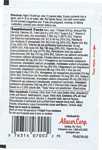 Suplemento vitamina C ALACER Emergen C en polvo