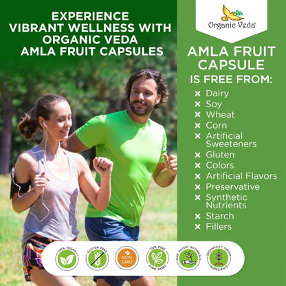 Suplemento de vitamina C Amla sin aditivos artificiales