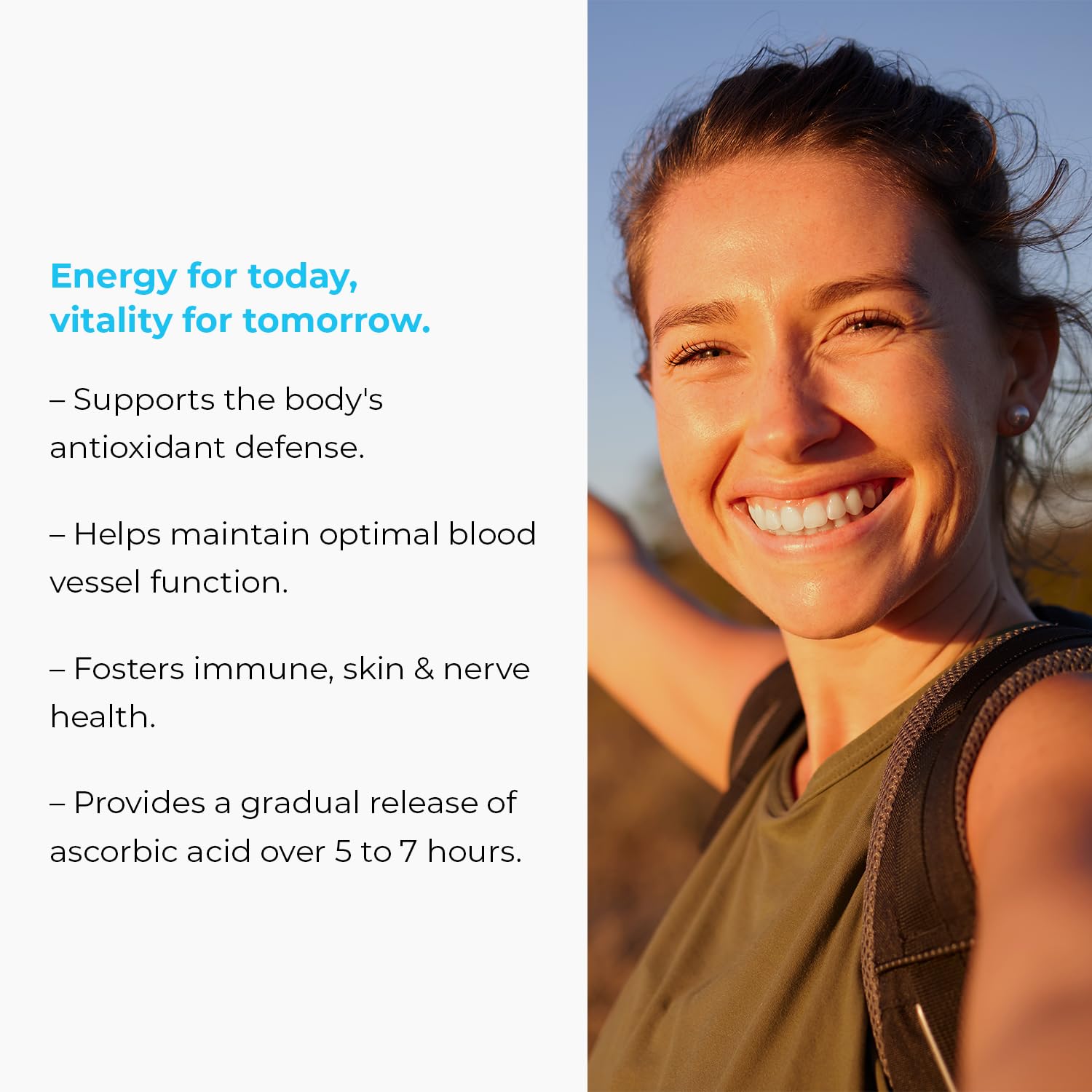 Suplemento vitamina C ENDUR-C efecto prolongado antioxidante