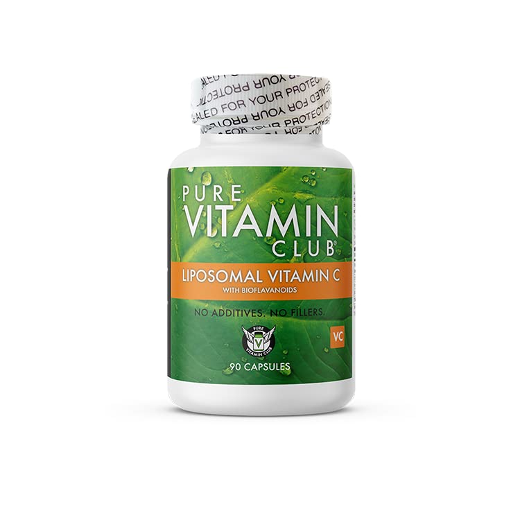 Suplemento vitamina C liposomal Pure Vitamin Club frasco
