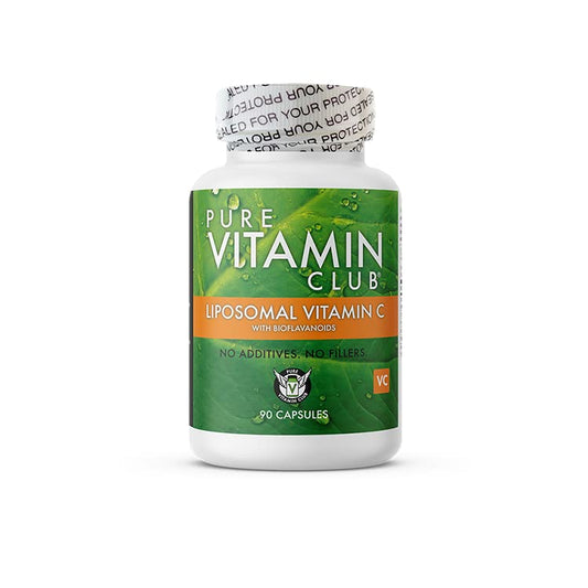 Suplemento vitamina C liposomal Pure Vitamin Club frasco