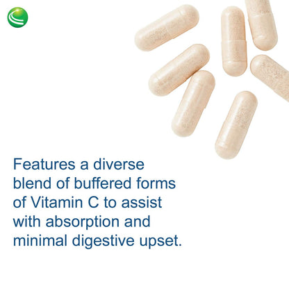 Suplemento de vitamina C Nutra BioGenesis BioPotent C cápsulas antioxidantes