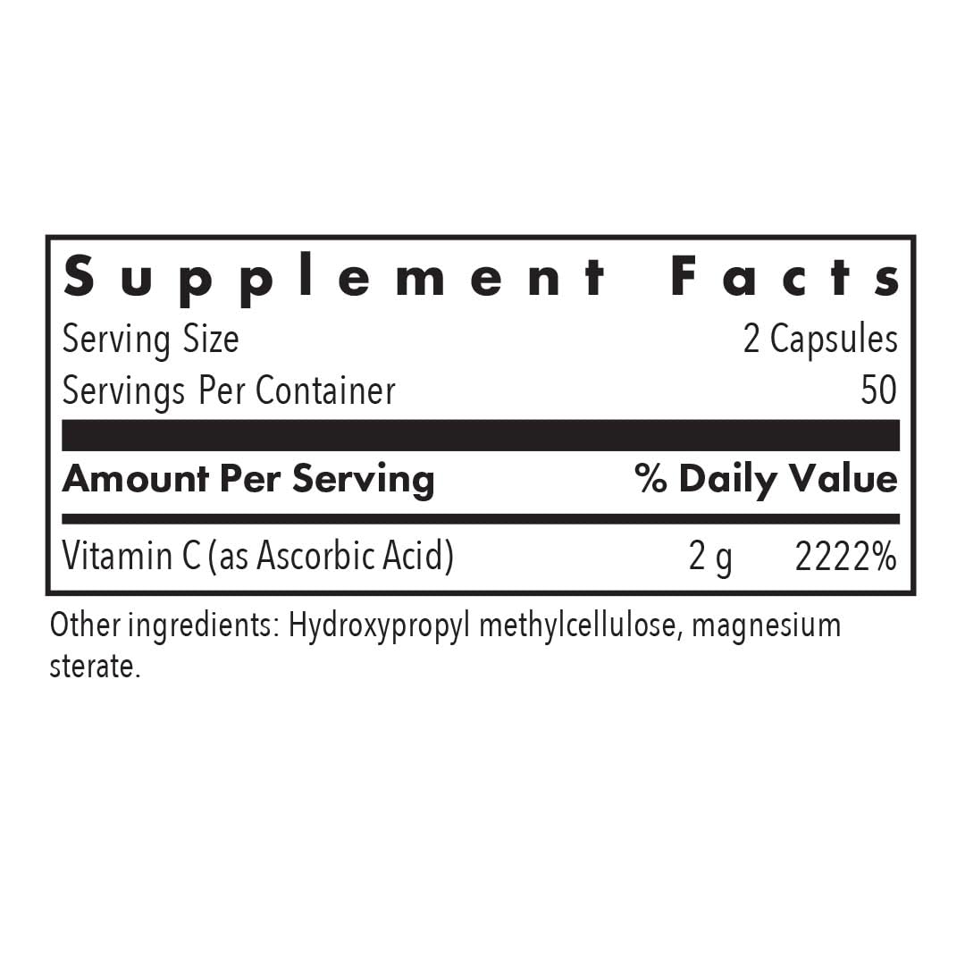 Suplemento vitamina c pure allergy research group alta potencia